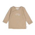 Feetje | Geripptes Wickelshirt - Over the Moon for You