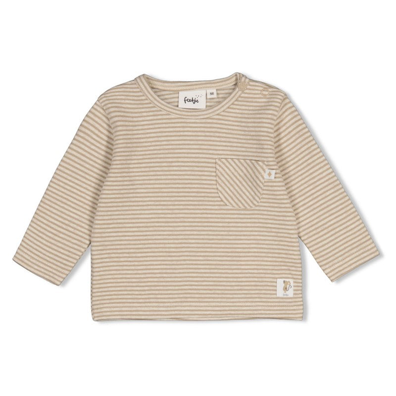 Feetje | Geripptes Ringel-Longsleeve - Over the Moon for You