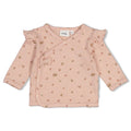 Feetje | Geripptes Wickelshirt Pointelle  – Fall in Love