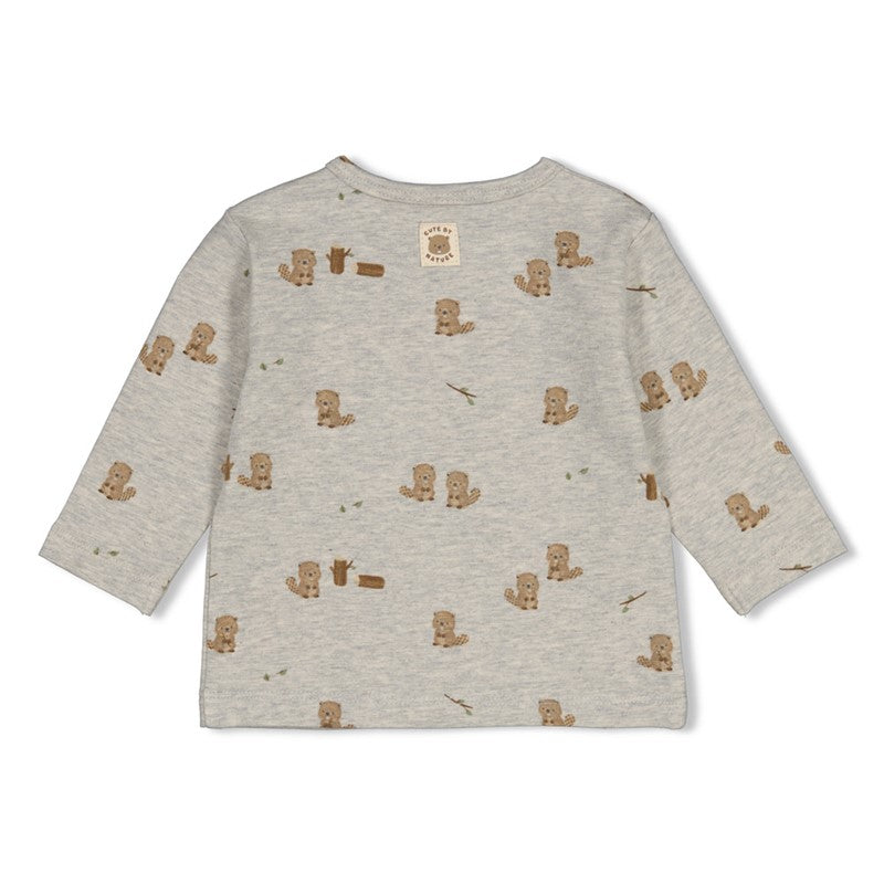 Feetje | Longsleeve AOP - Tiny Timber Tales