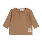 Feetje | Geripptes Longsleeve - Tiny Timber Tales