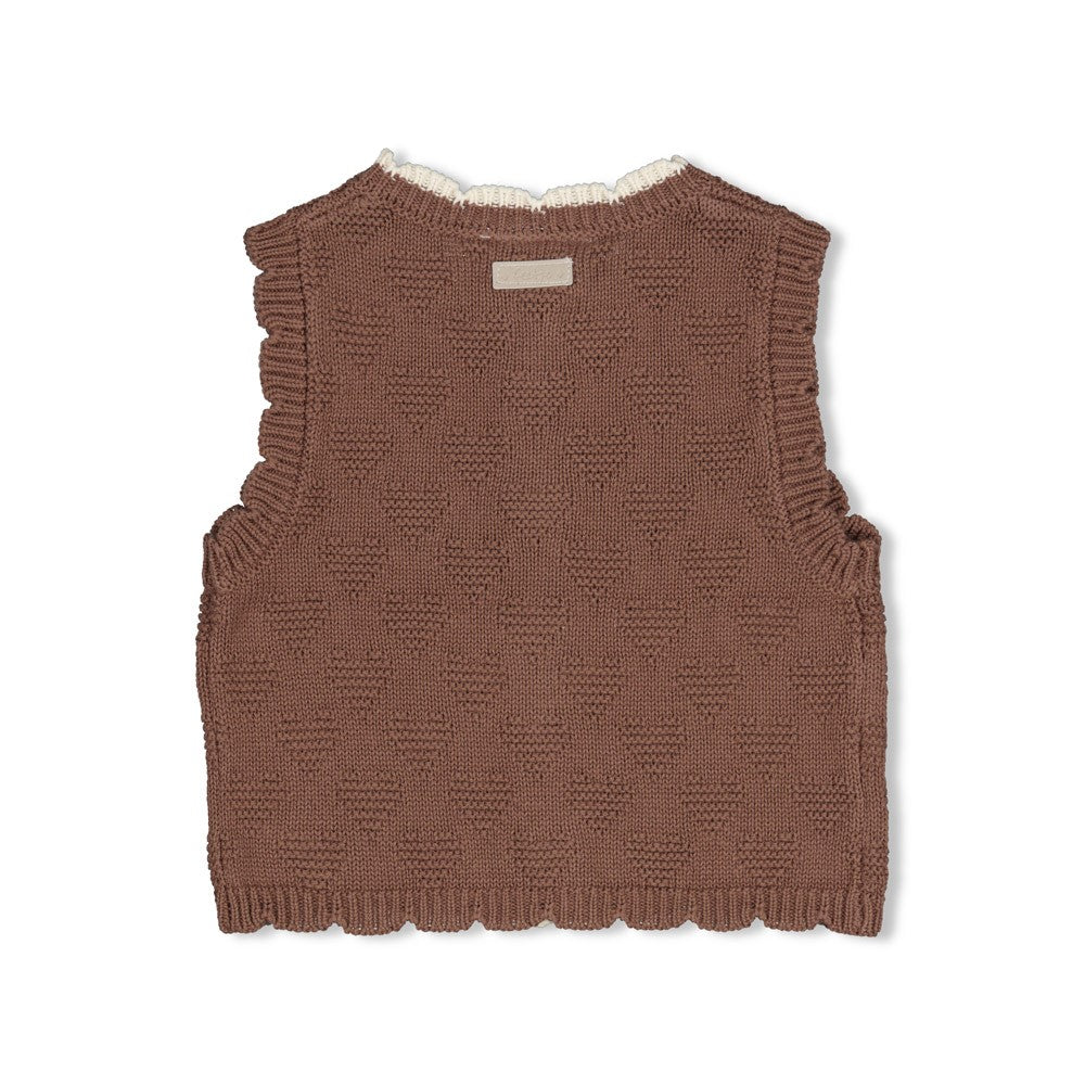 Feetje | Strickweste | Taupe