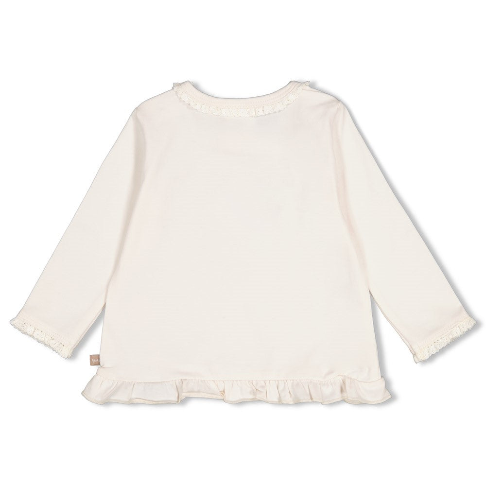 Feetje | Longsleeve mit Rüschen | Offwhite