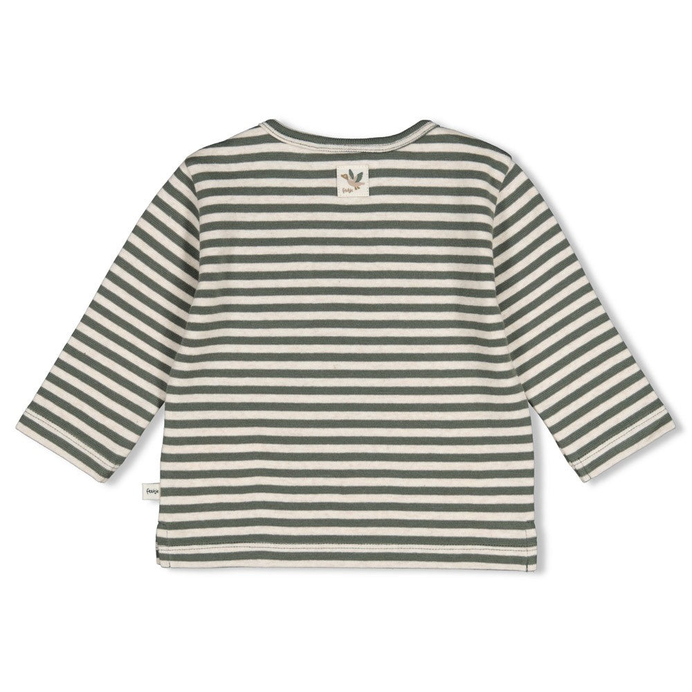 Feetje | geripptes Ringel-Langarmshirt - Wiggle and Waddle