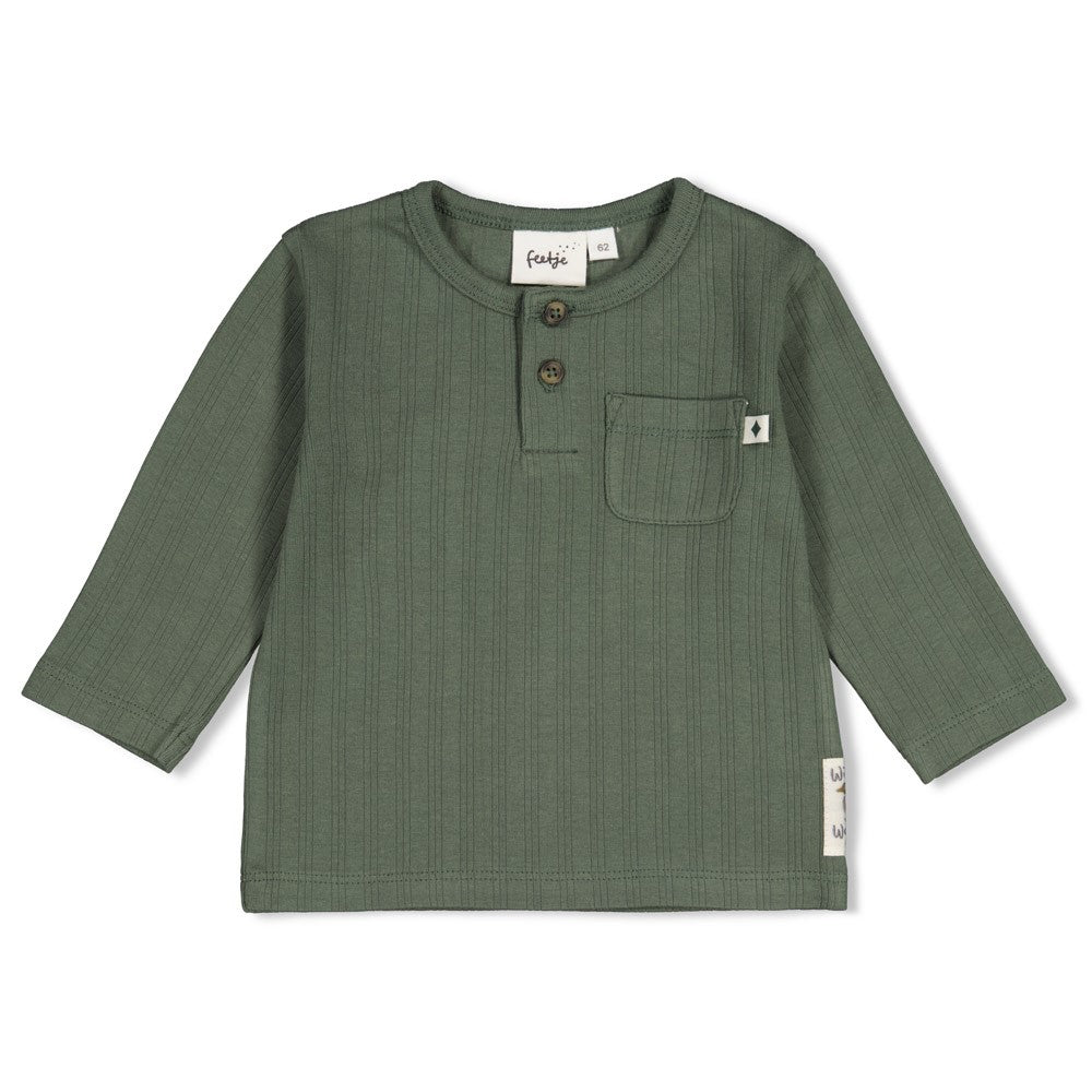 Feetje | geripptes Langarmshirt - Wiggle and Waddle