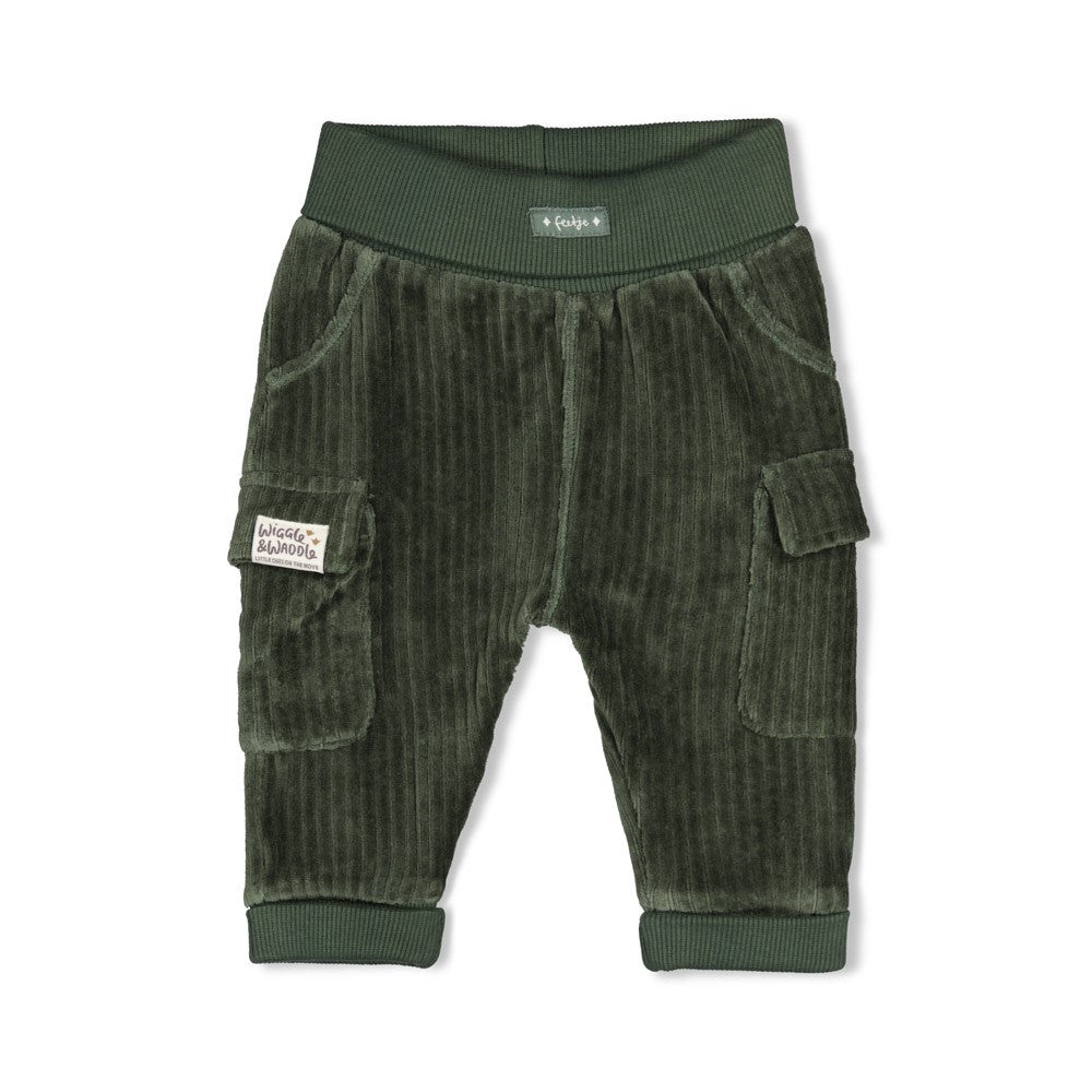 Feetje | gerippte Samthose - Wiggle and Waddle