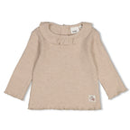 Feetje | Longsleeve Ripp | Taupe Melange
