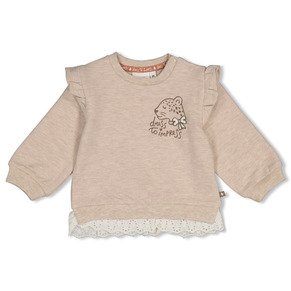 Feetje | Sweater | Taupe Melange
