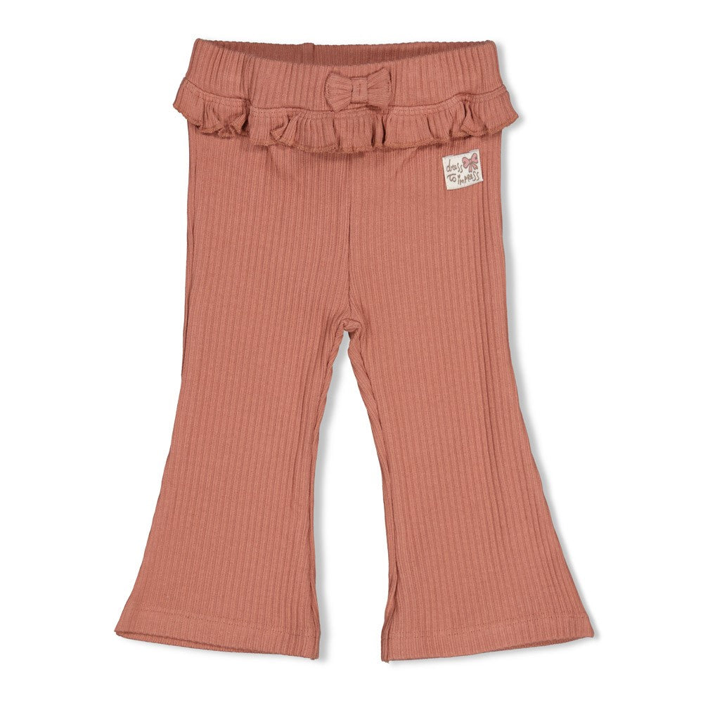 Feetje | Flared Hose Ripp | Mauve