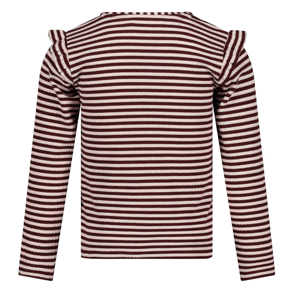 Jubel |geripptes Ringel-Langarmshirt - Daily Princess