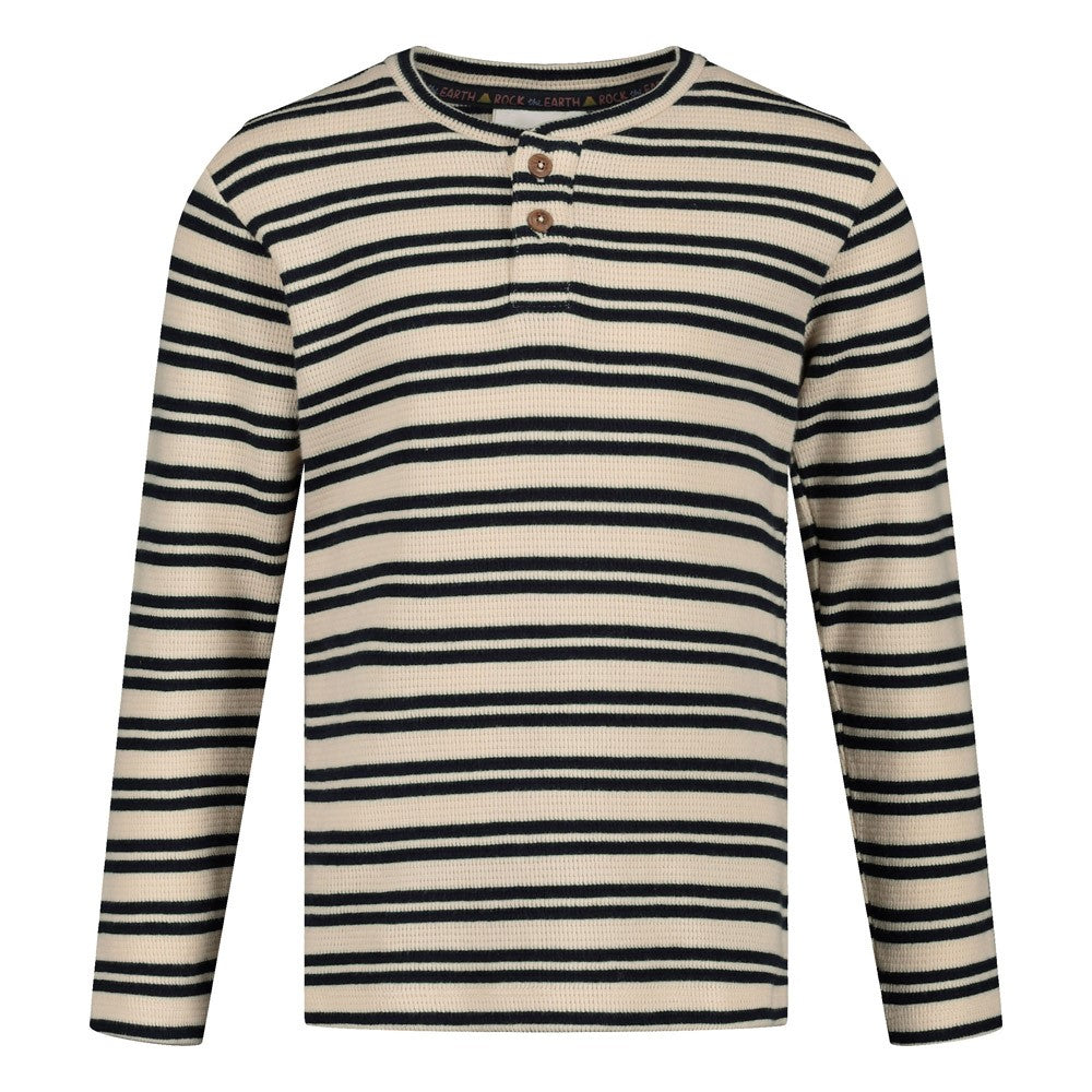 Sturdy | geripptes Ringel-Langarmshirt - Rock the Earth