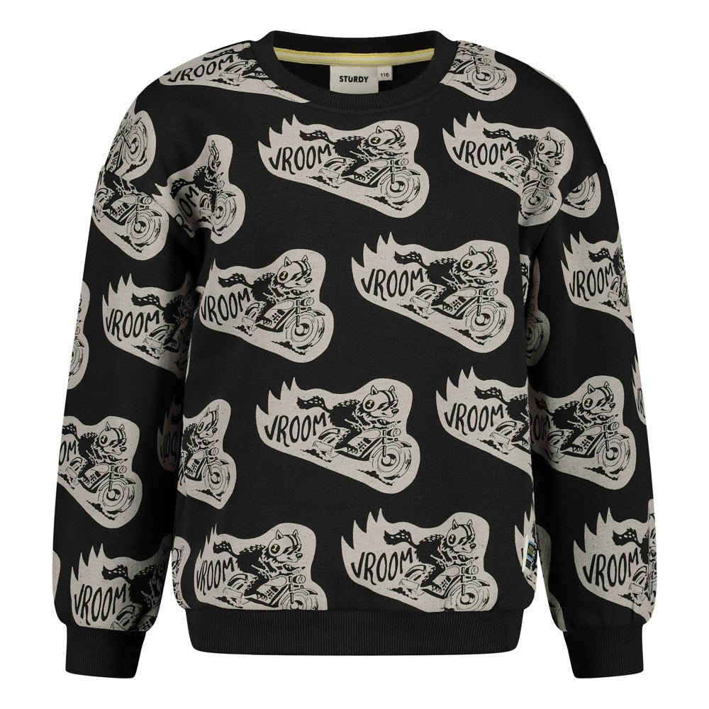 Sturdy | Sweater mit Allover-Print - Fix it